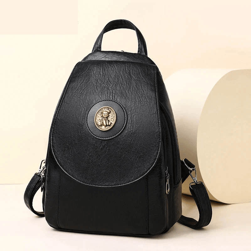 Versatta High-Quality Leather Women's Anti-Theft Backpack