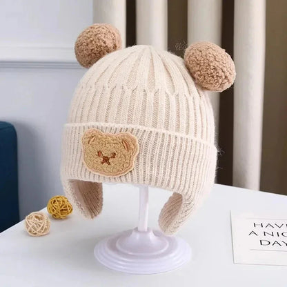 Winter Baby Beanie with Ear Protection